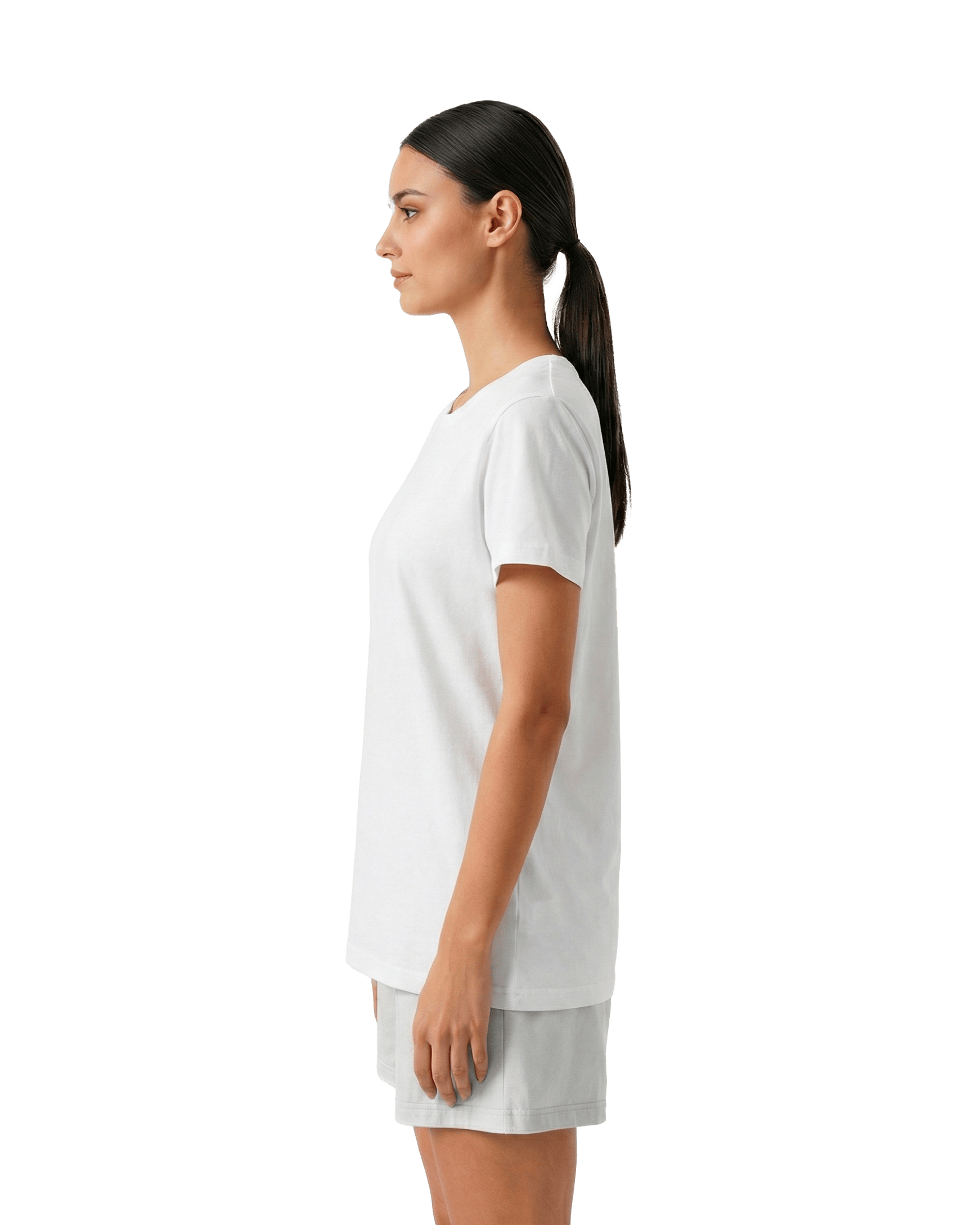 White left-sleeve