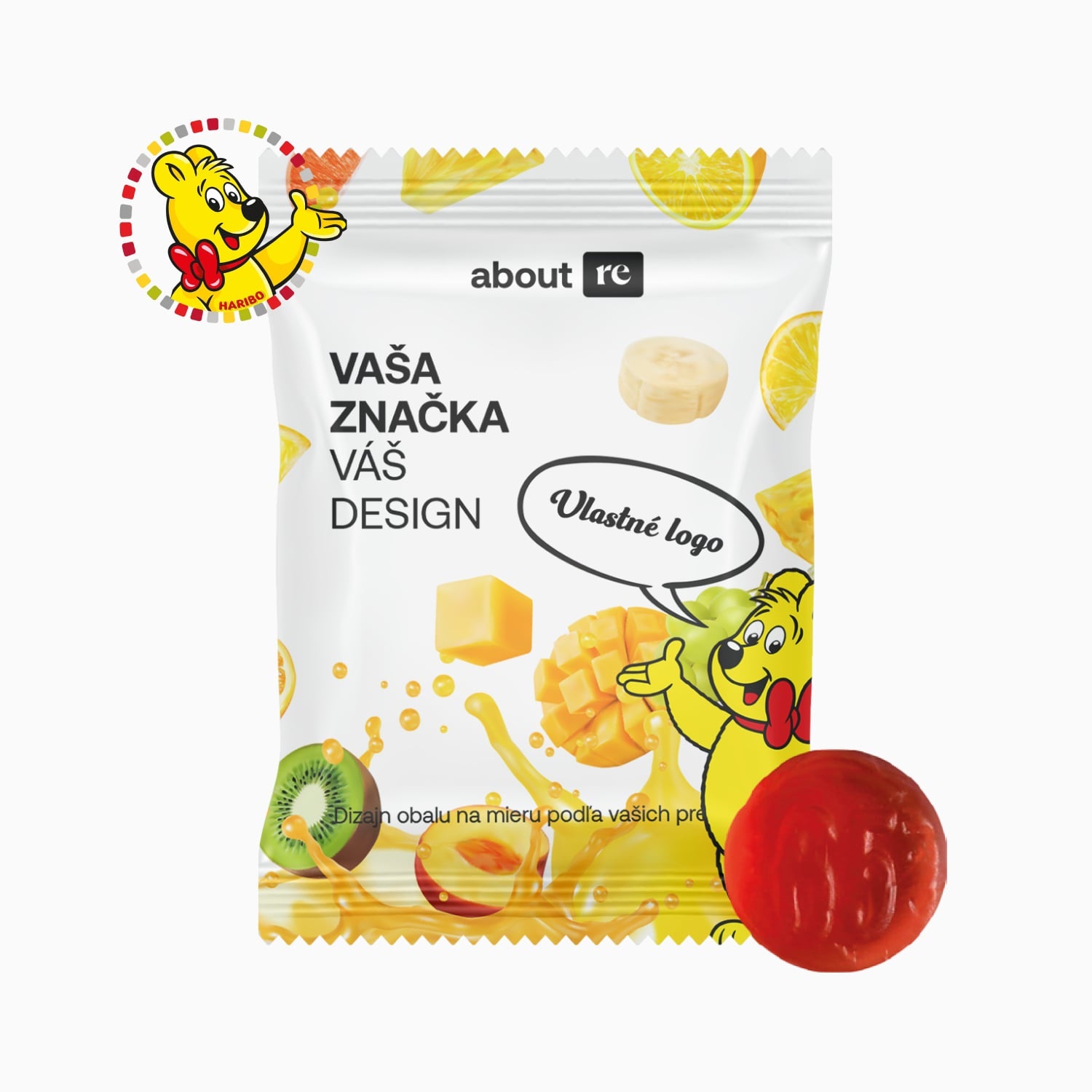 HARIBO gumové cukríky - s vlastným logom