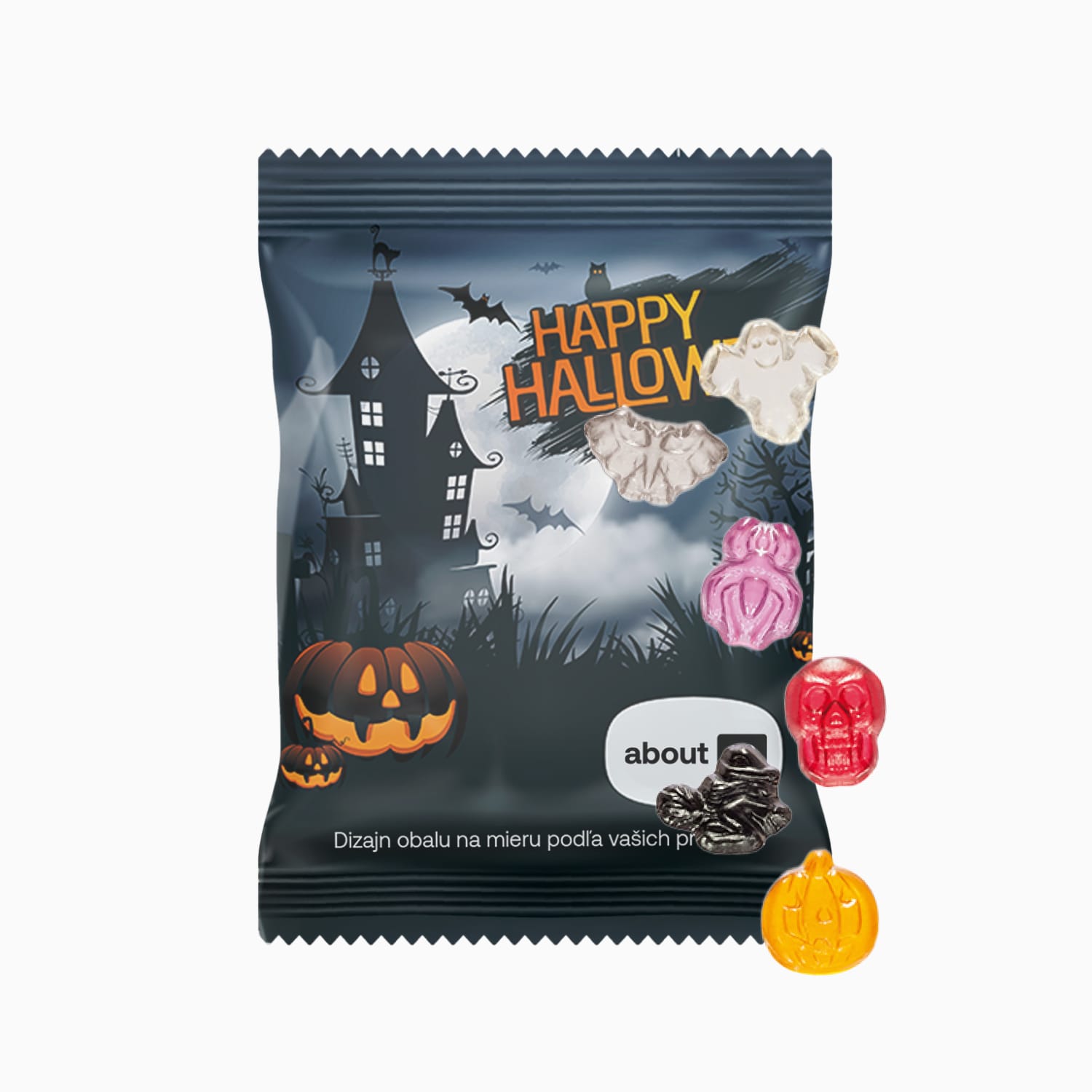 Halloween gumové cukríky