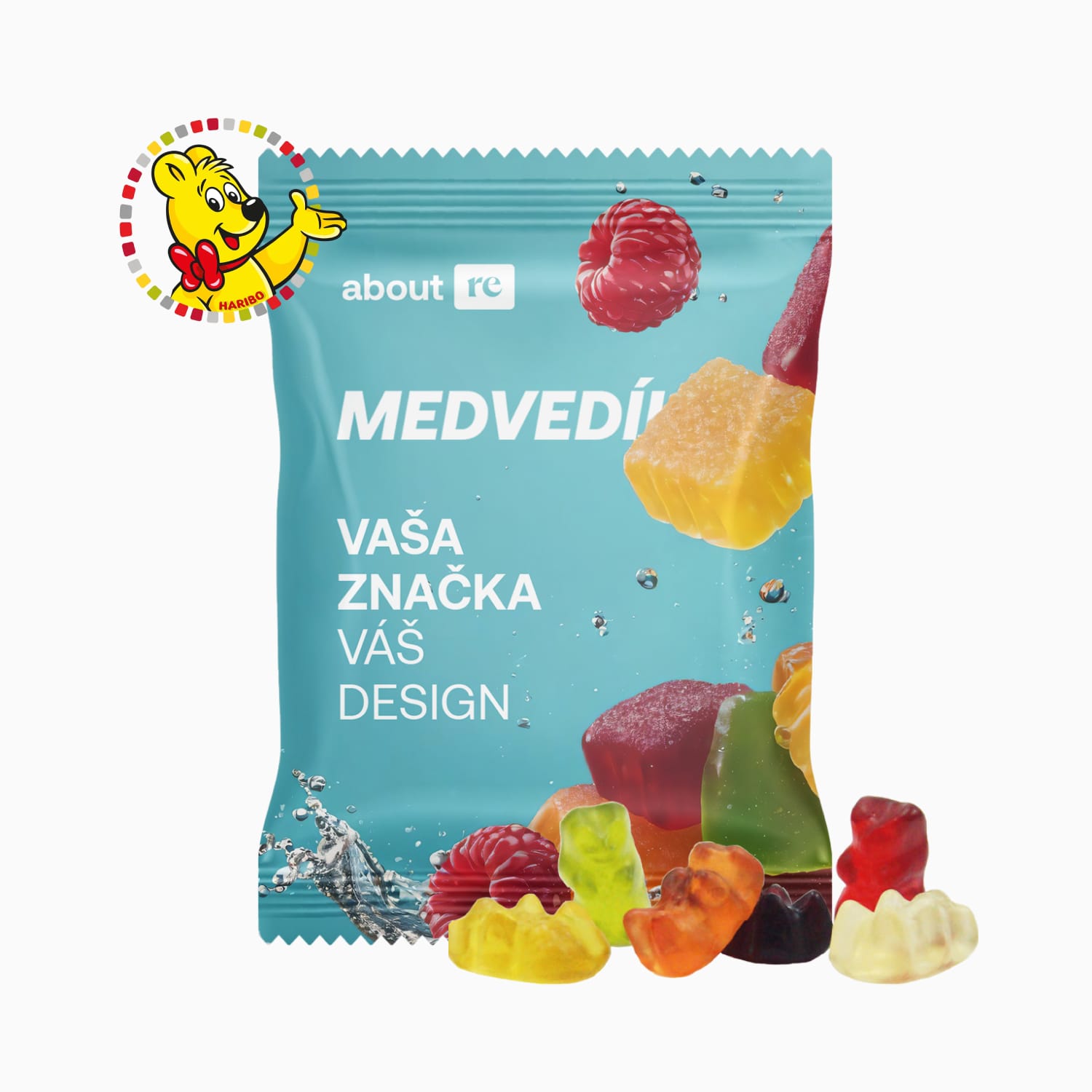 HARIBO gumové medvedíky 25% džús