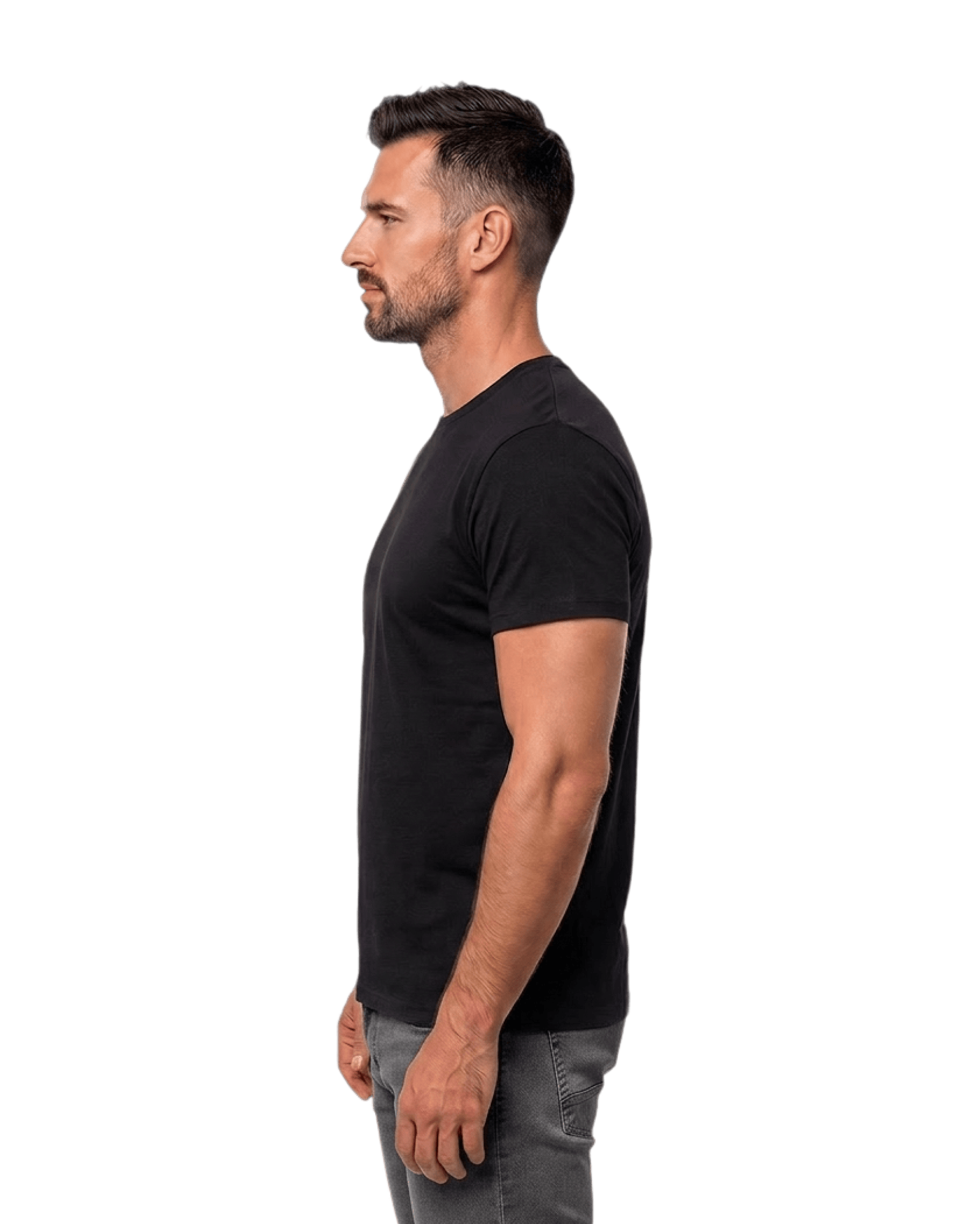 Solid Black 99 left-sleeve