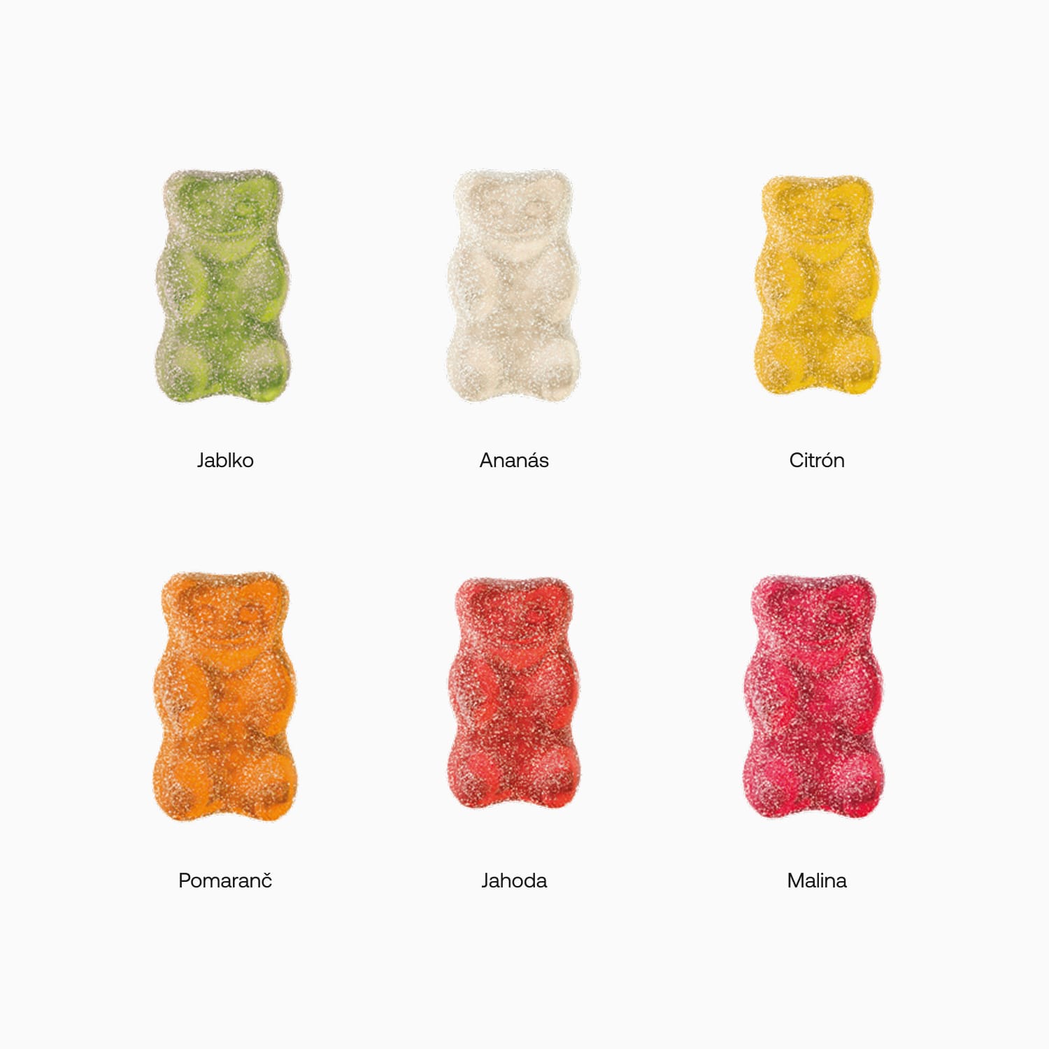 HARIBO gumové medvedíky Kyslé