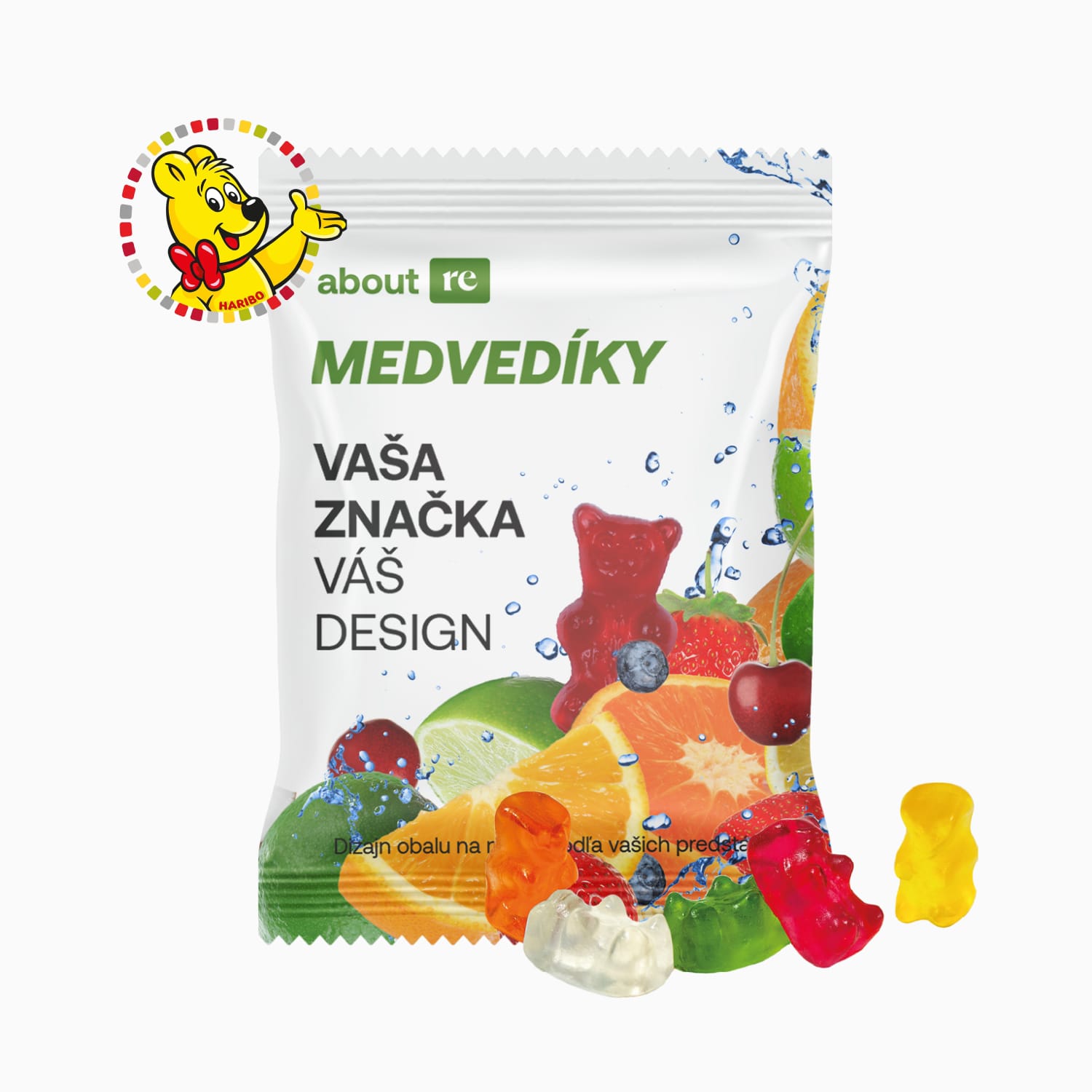HARIBO gumové medvedíky Color