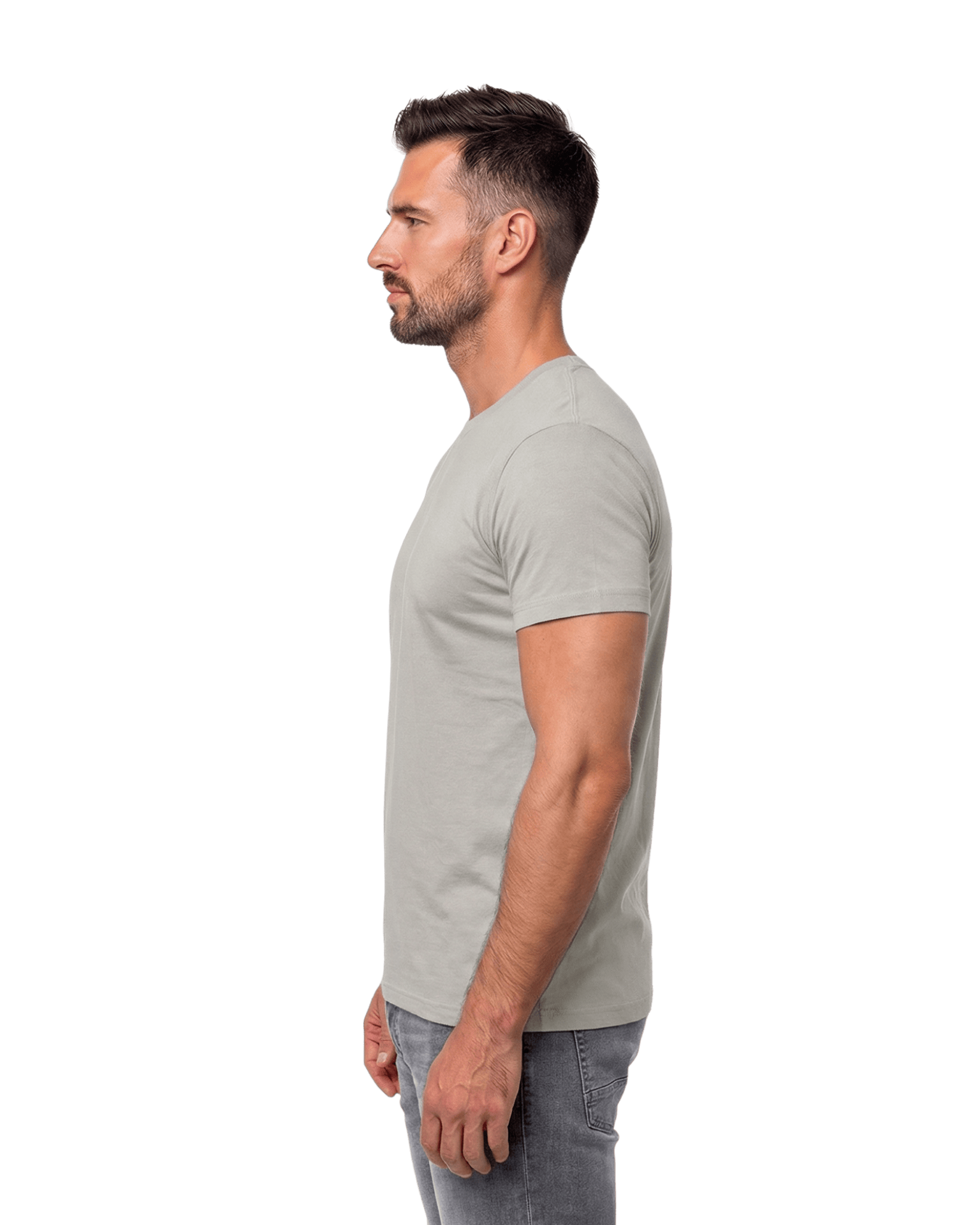 Heather Grey 58 left-sleeve